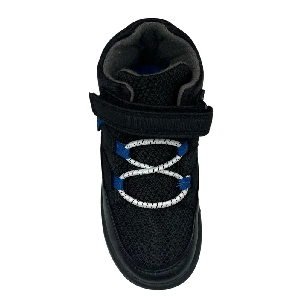 Carter's Toddler Boys Slip-on Athletic Ankle Booties Size 10 Black Blue Gray